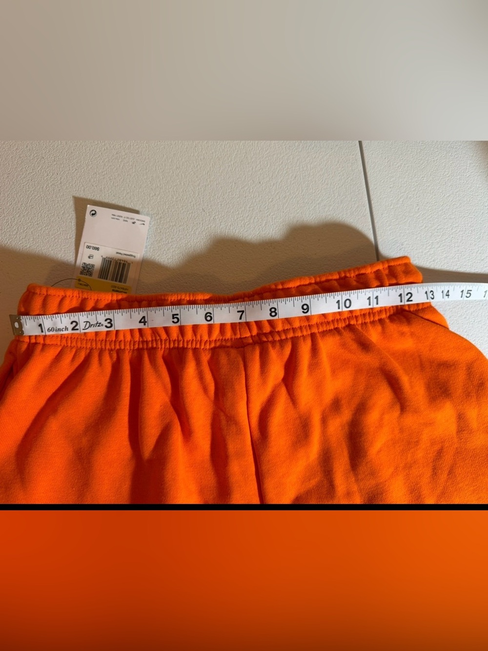 Nike Orange WNBA Fleece Athletic Shorts - Picture 5 of 5